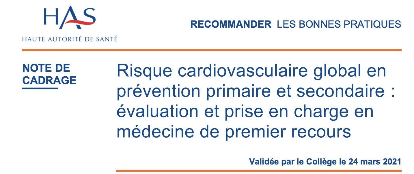 Risque cardiovasculaire global en préven