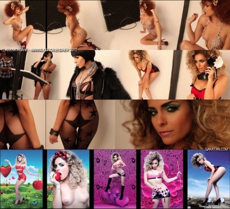 Les photos sexy du Making off de Clara Morgane 2012 et chez Morandini