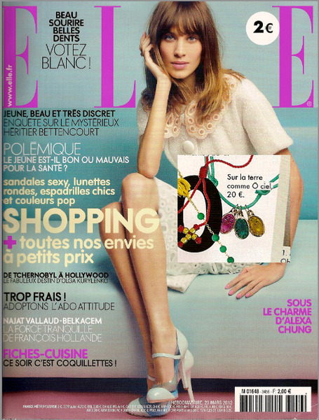 Parution dans Elle de cette semaine | Bijou religieux | Scoop.it