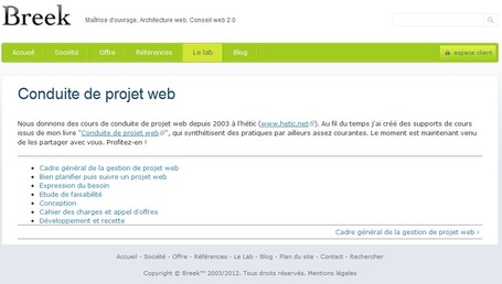 Conduite de projet web : AMOA, gestion de projet, m&eacute;thode, Recette fonctionnelle | formation 2.0 | Scoop.it