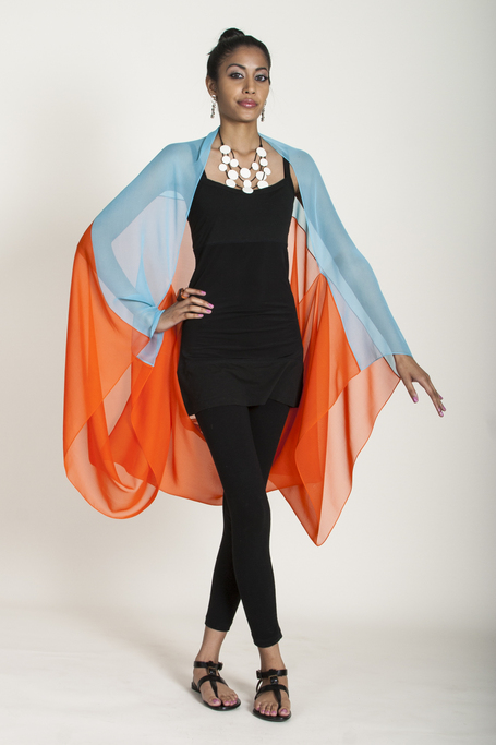 Product of the Day | Colorblock Shawl, Mary Jaeger, Tribeca | Spotlight | New York Boutiques | Scoop.it