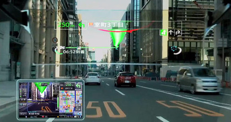 Pioneer: Frontale Augmented-Reality-Attacke f&uuml;r das Auto (Video) - Engadget German | Augmented Reality und Spiele | Scoop.it