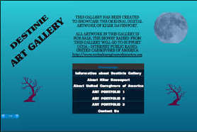 Wix.com destinieartgallery created by dkiler2011 based on blank-website | Creative Human Communications | Scoop.it