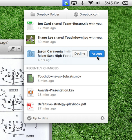 Dropbox version 2.0 features a one-stop menu for file-sharing | Cloud Central | Scoop.it