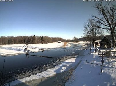 Ice cover on river in the morning | Wild Estonia | Scoop.it