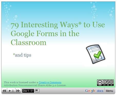 Ter inspiratie: 70+ voorbeelden van het gebruik Google Formulieren in de klas | EDUDROID | Scoop.it