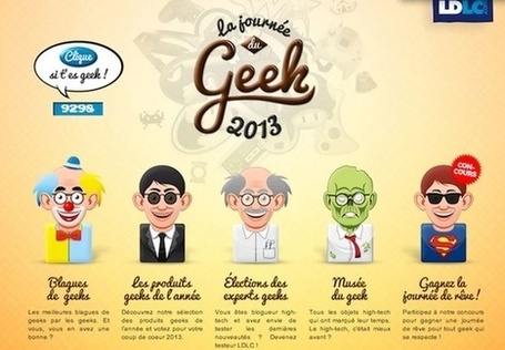 Aujourd&rsquo;hui c&rsquo;est la journ&eacute;e du geek ! | Strat&eacute;gie m&eacute;dias innovants | Scoop.it