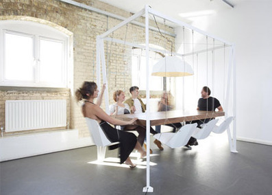 Swing Table: Conference Furniture Sets Meetings in Motion | Designs & Ideas on Dornob | Du mobilier, ou le cahier des tendances d&eacute;tonantes | Scoop.it