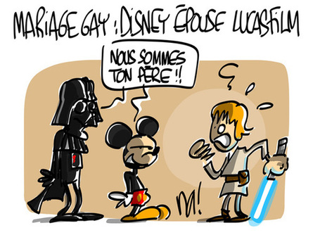 Mariage gay, Disney &eacute;pouse Lucasfilm | Baie d'humour | Scoop.it