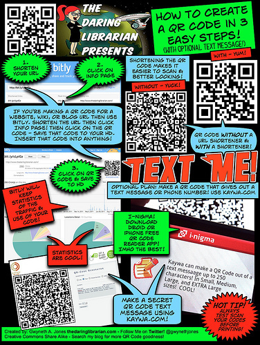The Daring Librarian on QR Codes in the Classroom - Library 2.0 | The Information Professional | Scoop.it