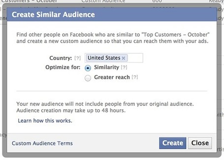 New Facebook Lookalike Audiences = Segments With Reach | BI Revolution | Scoop.it