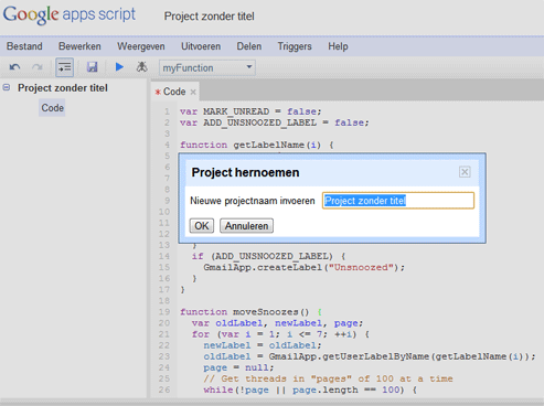 Gmail Snooze Script | WebSonic.nl :: Nieuws | Google Apps NL | Scoop.it