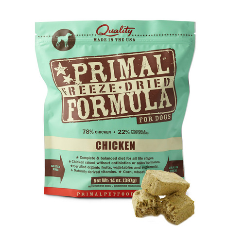 Primal Canine Dried Freeze Chicken Formula 5.5/14oz @ PetCare Singapore | Woocommerce | Scoop