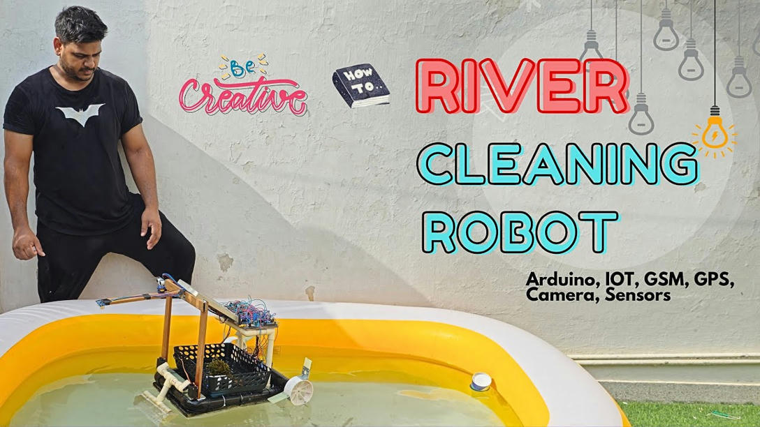 Solar Based River Cleaning Robot Using Arduino