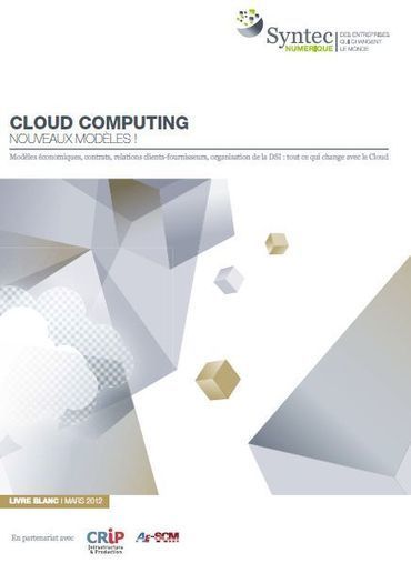 Cloud Computing nouveaux mod&egrave;les ! Une publication du Syntec ... | Cloud Agility | Scoop.it