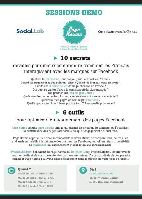10 secrets d&eacute;voil&eacute;s pour mieux comprendre comment les fran&ccedil;ais interagissent avec les marques sur Facebook. | Digital Social Club | Scoop.it