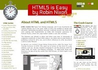 HTML5 is easy | Yes, I Can! by Robin Nixon | HTML5 News | Scoop.it
