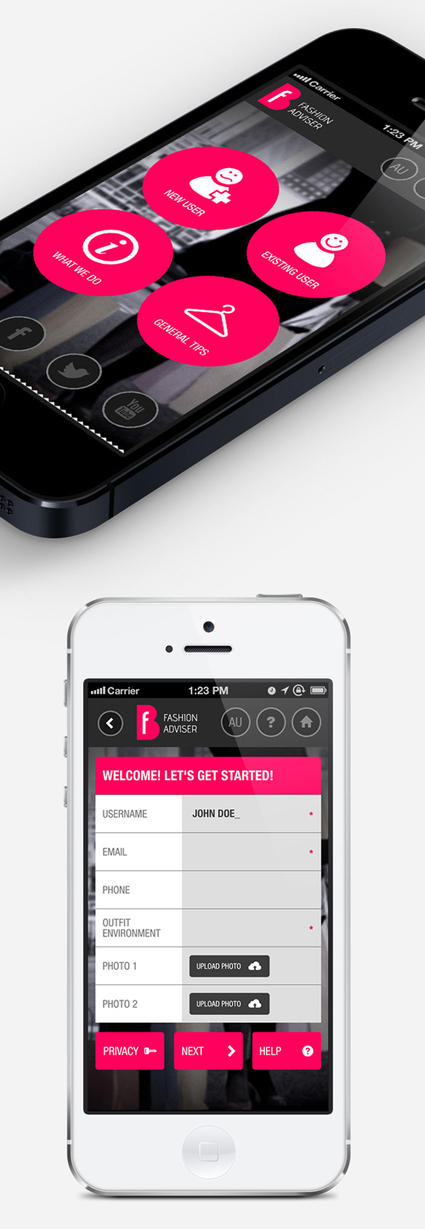Mobile UI Design: 60 Outstanding Examples for Inspiration | Inspiration | Design Blog | Web Apps with CoffeeScript | Scoop.it