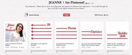Job Seeker Turns Pinterest Board Into CV | CareerOz | Scoop.it