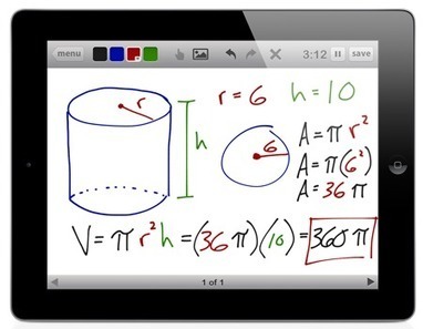 Free Technology for Teachers: Educreations - Use Your iPad as a Whiteboard and Record a Lesson | eLearning tools | Scoop.it