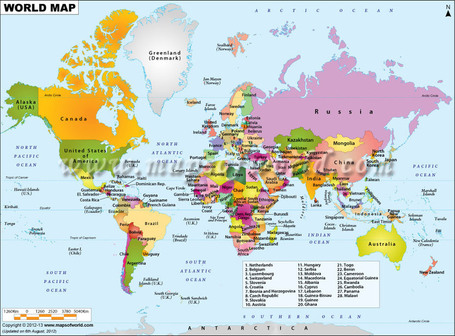 World Map | CJones: GIS - GoogleEarth - Cartography | Scoop.it