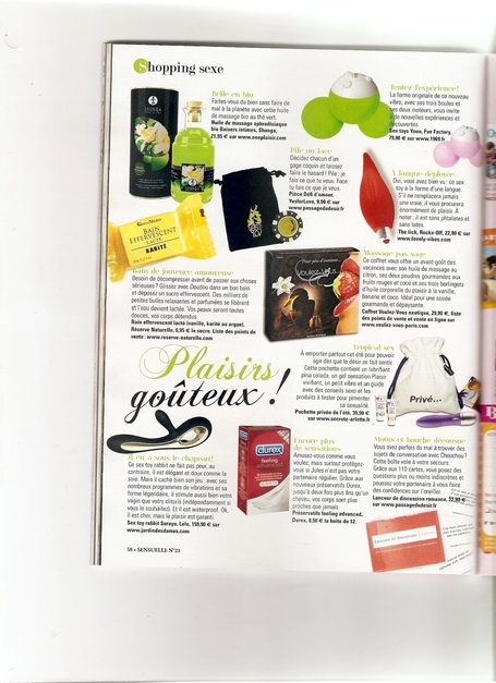 Publication Magazine Sensuelle | Voulez - Vous | Scoop.it