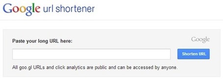 Google URL Shortner | Web Development Tools and Tutorials | Scoop.it