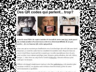 Des QR codes qui parlent... trop? | Marketnologie | Scoop.it