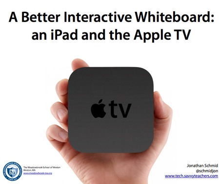 A Better Interactive Whiteboard: an iPad and the Apple TV | Tech Savvy Teachers | Edtech PK-12 | Scoop.it