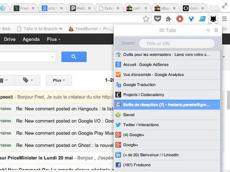 Tabman, un tr&egrave;s bon gestionnaire d&rsquo;onglets pour Chrome | INFORMATIQUE 2013 | Scoop.it
