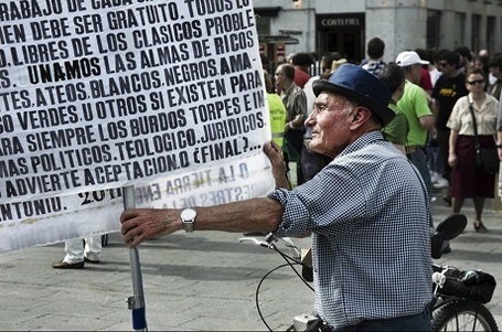 &Agrave; Madrid, les Indign&eacute;s f&ecirc;tent leur premier anniversaire malgr&eacute; le durcissement p&eacute;nal - Regards.fr | Union Europ&eacute;enne, une construction dans la tourmente | Scoop.it