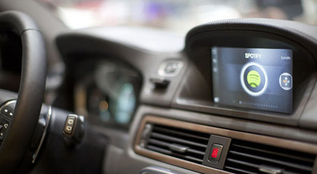 Spotify teams up with Volvo, launches new voice-controlled in-car app (video) | active content | Scoop.it