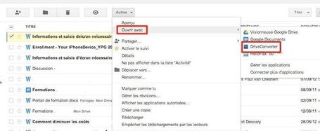 DriveConverter une extension Chrome pour convertir vos fichiers Google Drive | formation 2.0 | Scoop.it