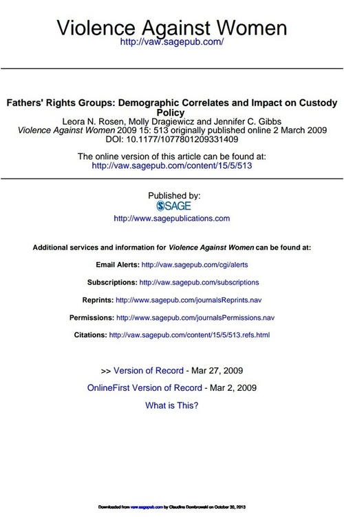 fathers rights groups