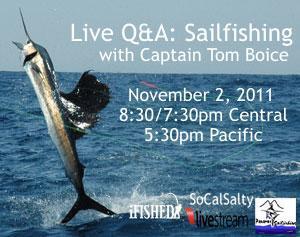 Live Q&A with Sailfish Captain Tom Boice | iFished | Fishing | Scoop.it