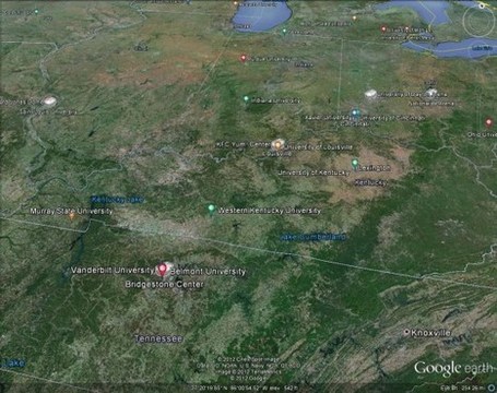 Exploring March Madness in Google Earth - Google Earth Blog (blog) | Google Earth Resources | Scoop.it