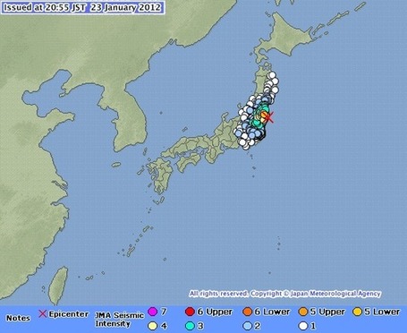 SEISMES A FUKUSHIMA | FUKUSHIMA INFORMATIONS | Scoop.it