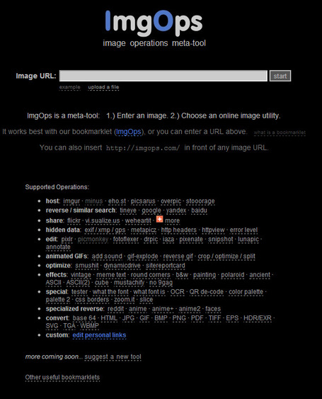ImgOps - Image Operations meta-tool | formation 2.0 | Scoop.it