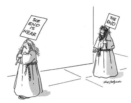 Look! The END is... near :-) | Intelligent humor | Scoop.it