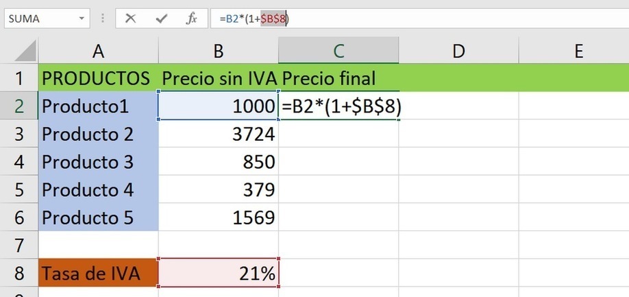 C Mo Calcular El Iva En Excel Tecnolog