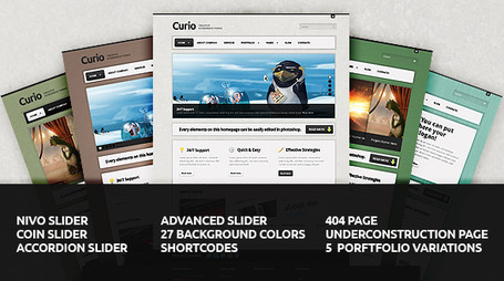 Curio - Clean & Creative Wordpress Theme (Creative) | Premium Wordpress Themes | Scoop.it