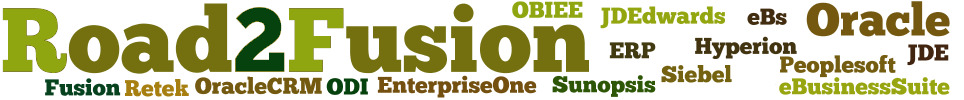 Road2Fusion.com: Le portail des logiciels applicatifs Oracle
