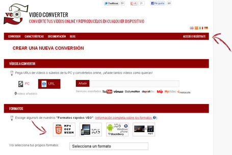 Conversor de v&iacute;deo online para reproducirlos en cualquier dispositivo | Herramientas TIC para el aula | Tastets de TIC I TAC | Scoop.it