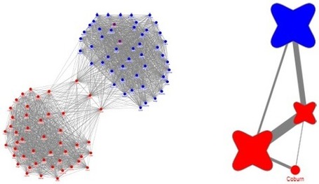 Visual Business Intelligence - From Giant Hairballs to Clear Patterns in Networks | Social Network Analysis #sna | Scoop.it
