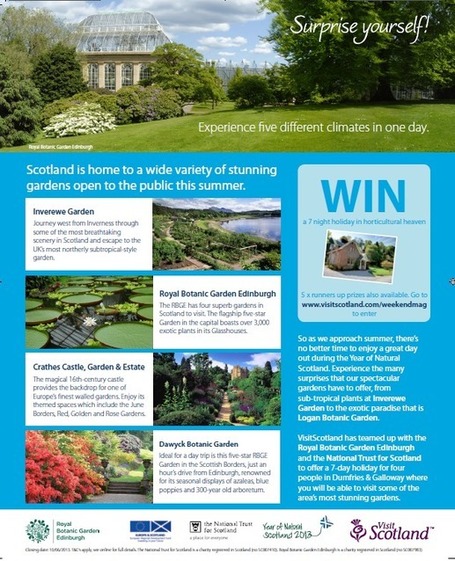 VisitScotland, the National Trust for Scotland and Royal Botanic Gardens team ... - The Drum | Independence for Scotland, It's Coming Soon! | Scoop.it