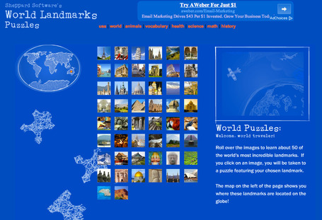 World Landmarks Puzzles | Wepyirang | Scoop.it