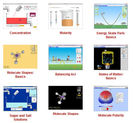 PhET: Free online physics, chemistry, biology, earth science and math simulations | Para mis clases de qu&iacute;mica | Scoop.it