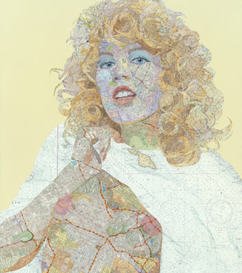 Matthew Cusick : Paintings & Collage : Map Works | Map@Print | Scoop.it