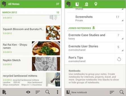 Evernote para Android se renueva por completo, ahora es una aplicaci&oacute;n Pure Android | android.es | Caj&oacute;n de sastre Web 2.0 | Scoop.it
