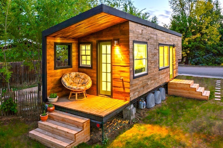 maison mobile en bois